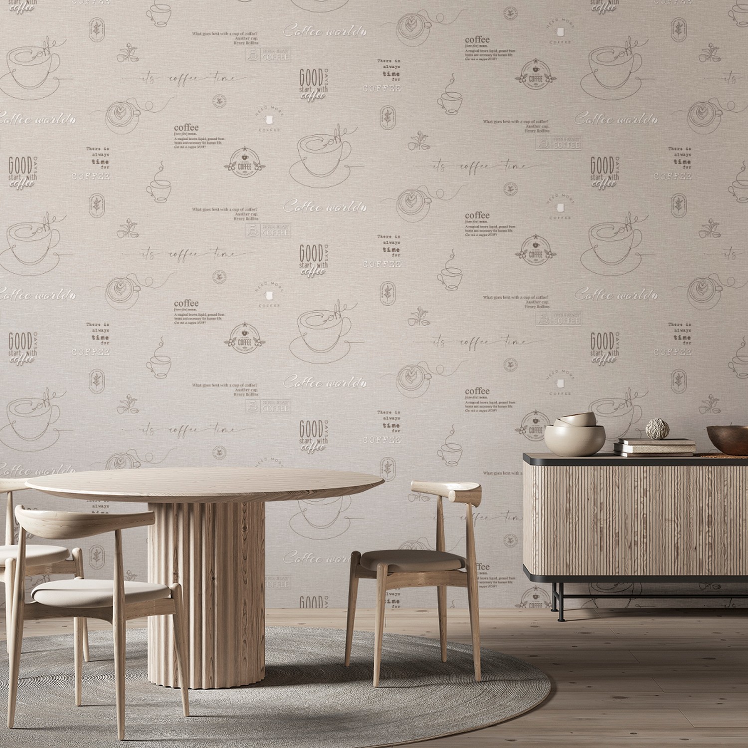 Обои флиз Ateliero Cafe (беж.) 589696 1.06*10м *6