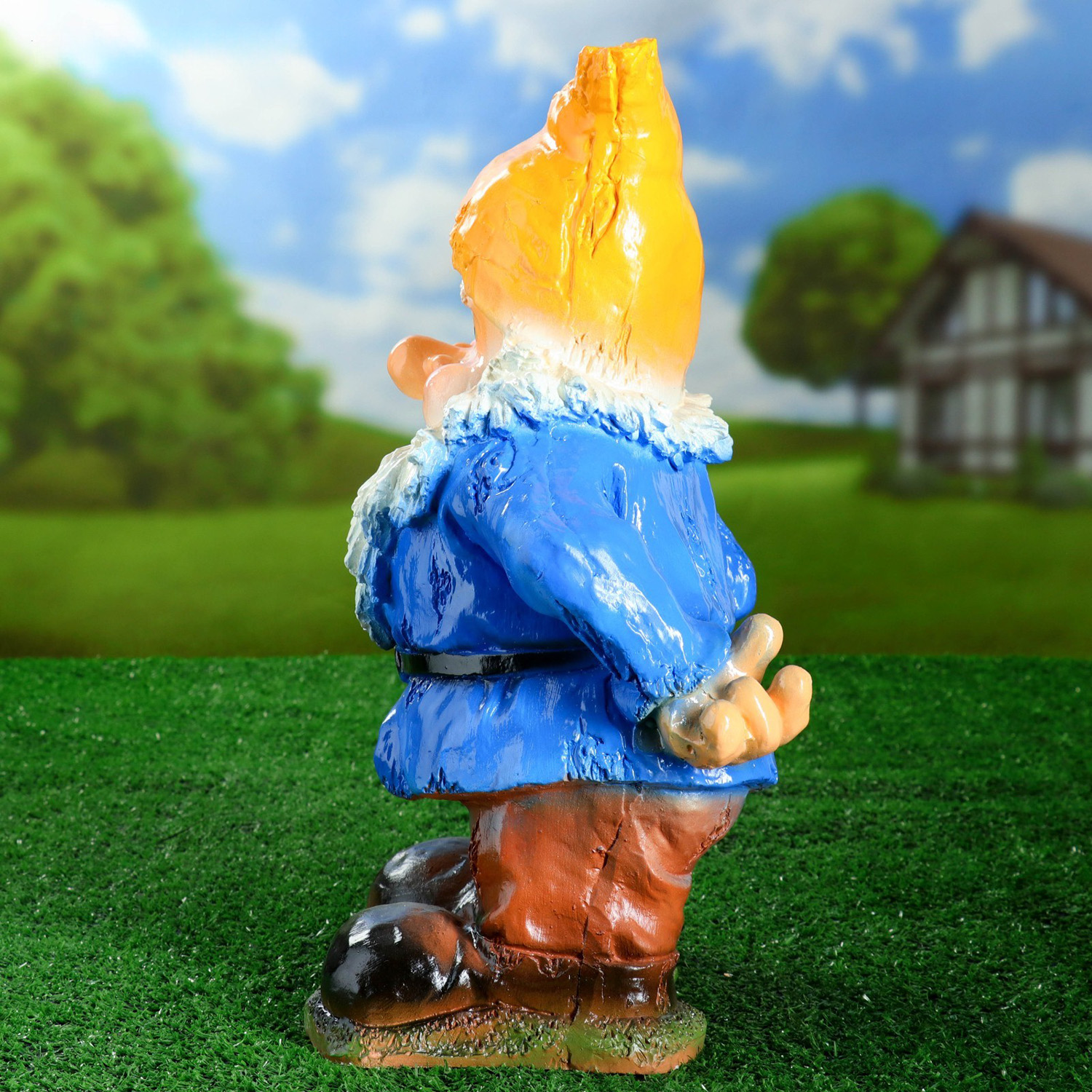 Садовая фигура "Гном Красавчик с лопатой" 40х21см   4412611