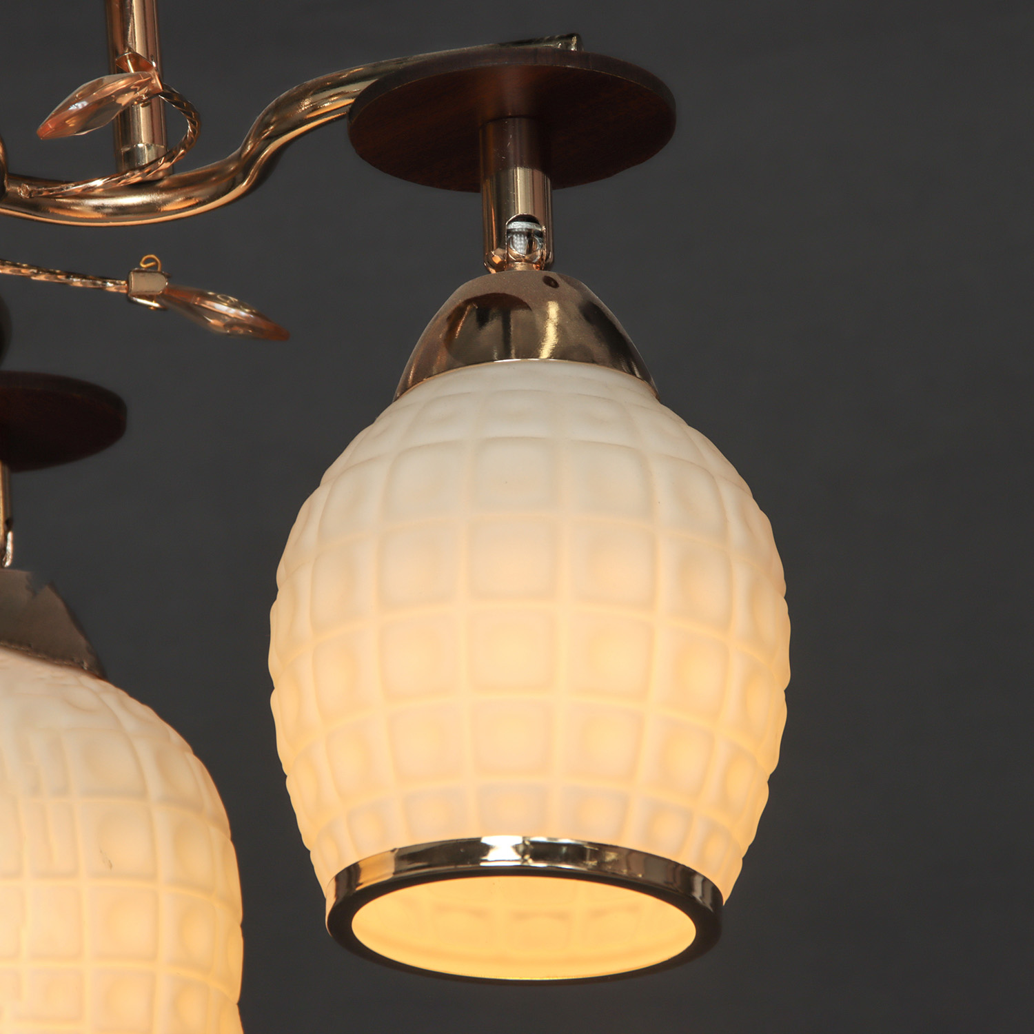 Люстра Verner Lighting А1239/3, 40 Вт, Е27, 3 лампы, золото