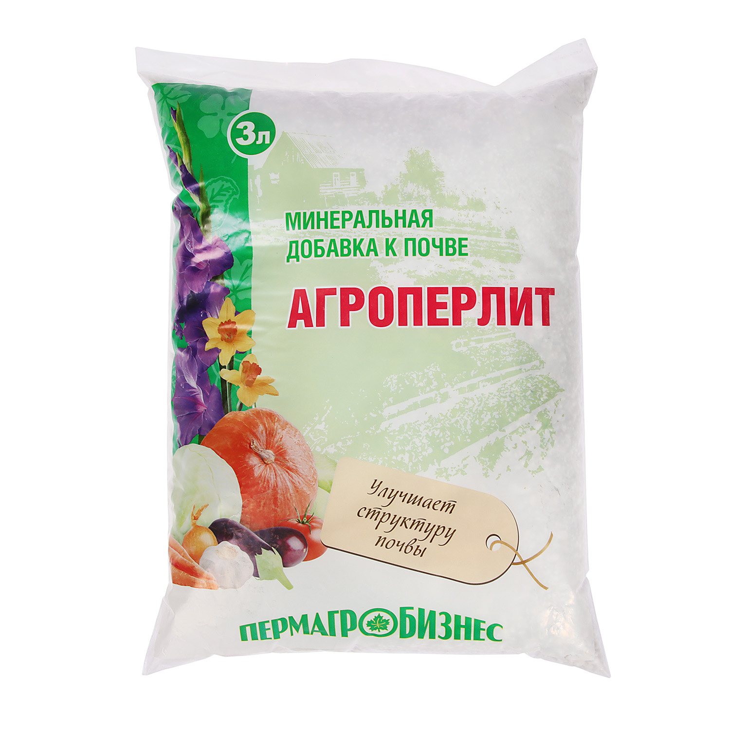 Агроперлит Пермагробизнес, 3 л Агроперлит Пермагробизнес, 3 л