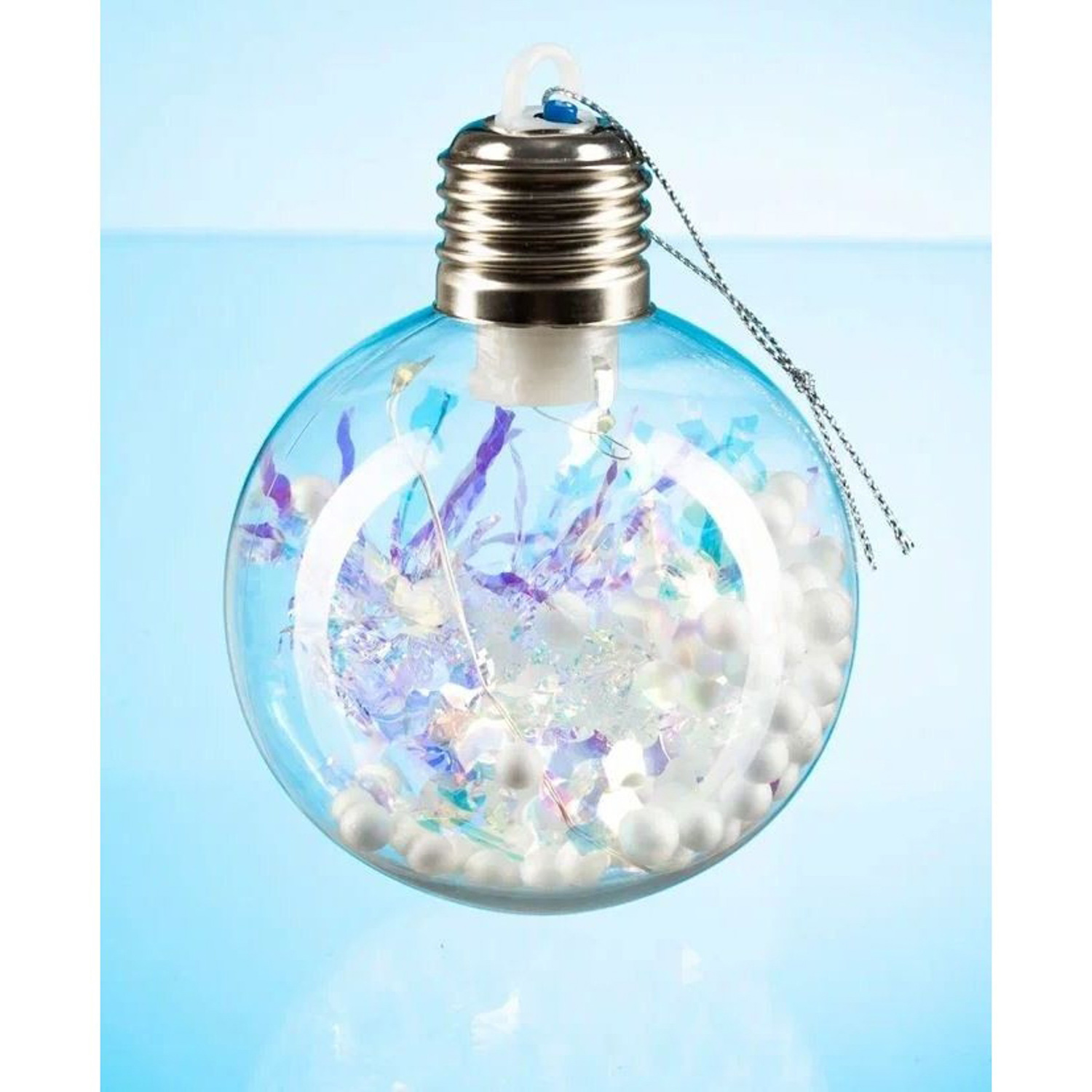 Фигура светодиодная Старт «Шар», 1 LED, диаметр 8 см, 3хLR44, белый