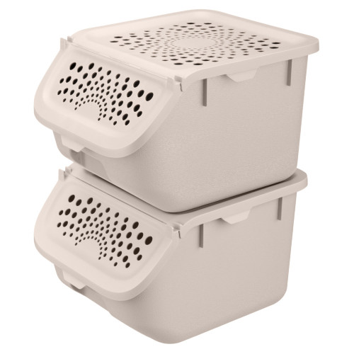 Контейнер д/овощей пластм. 7,8л 275Х240Х175мм Св.-Бежевый арт.434293034  ("Бытпласт")  *1/6 Контейнер д/овощей пластм. 7,8л 275Х240Х175мм Св.-Бежевый арт.434293034  ("Бытпласт")  *1/6