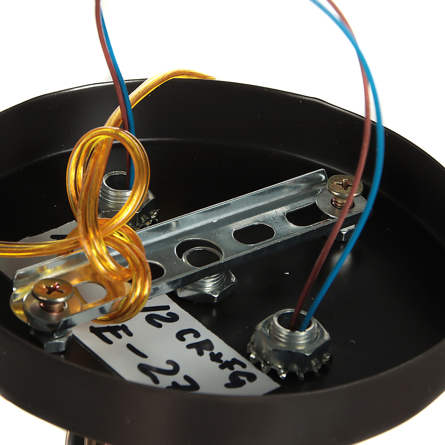 Люстра N4202/2 COFFEE+FGD 2*40W E27 (L=600; w-600; h-230) VERNER LIGHTING *1