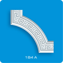 Угловой элемент к молдингу "Формат" (комплект 4шт) 184А *10