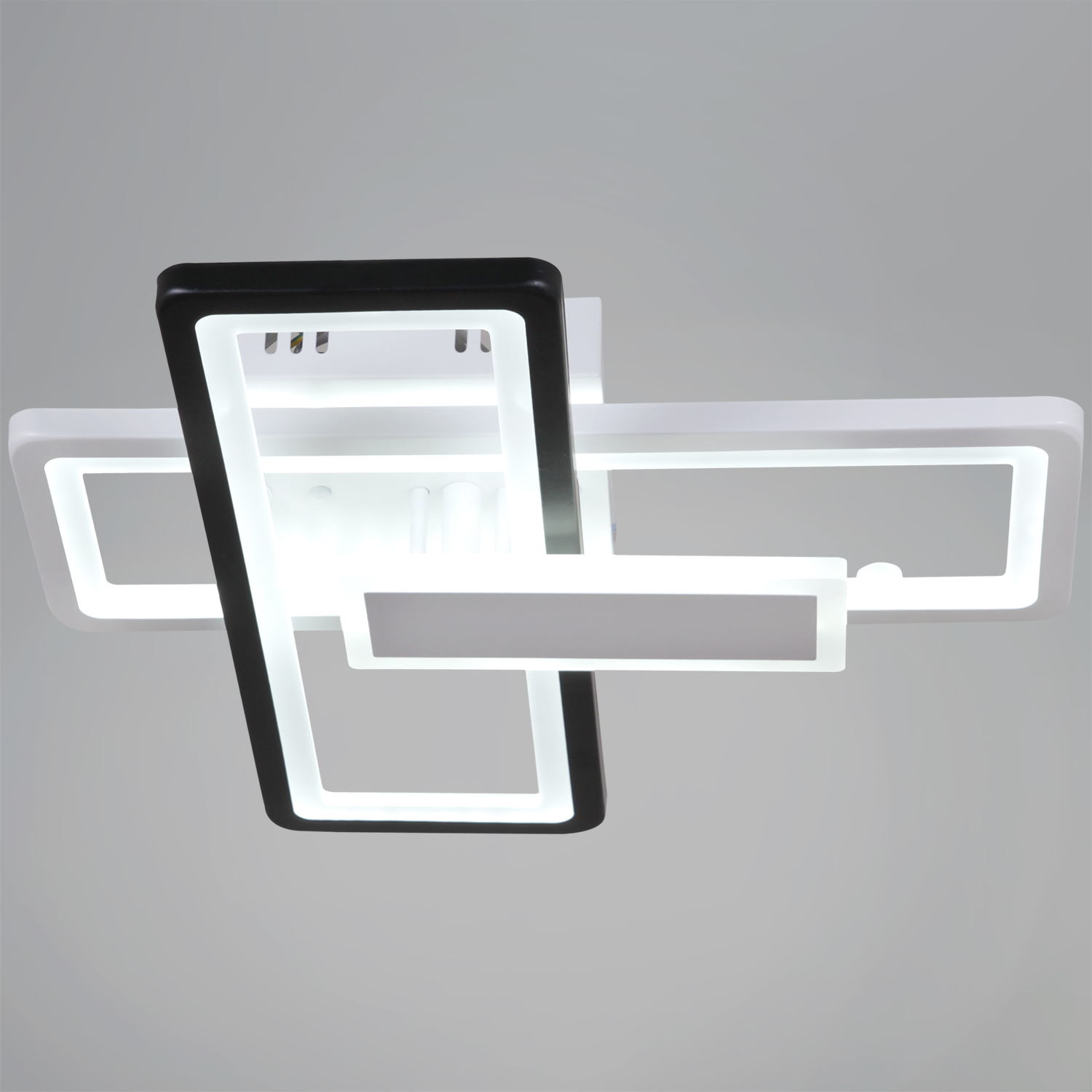 Светильник потолочный светодиодный 03629-0.3-2+1 WH+BK LED 3000-6500К 66W ПДУ+диммер S=12м2 *1