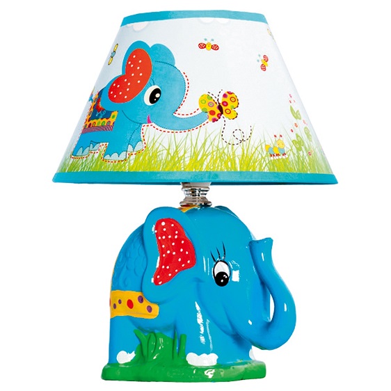 Лампа настольная D1-37 Blue детская Е14 40Вт S=2м2  *1/12