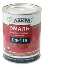 Эмаль ПФ-115 белая матовая 20 кг Лакра *1/33