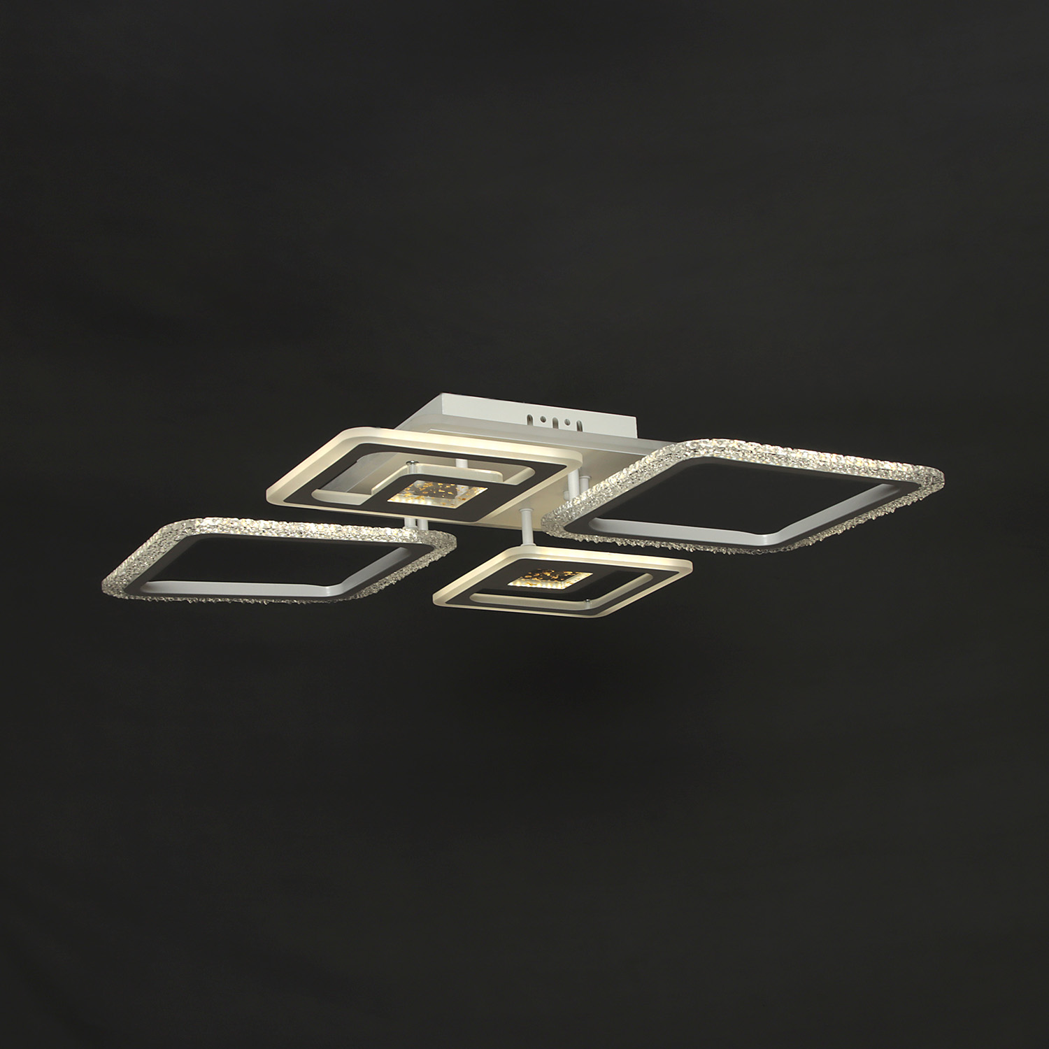 Люстра YH833/2+2 LED 3000K-6500K+RGB (d-730; h-100) пульт VERNER LIGHTING *1