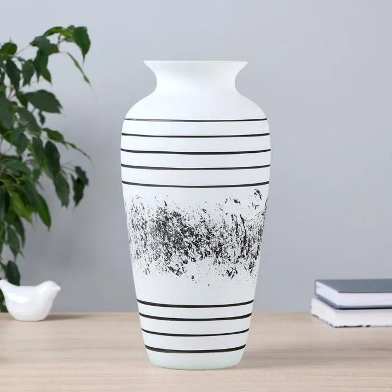 Ваза "Ситула" 35х16 см, (диам.отвер.=7,5см. диам.от края до края=11,5см) МИКС 5177061