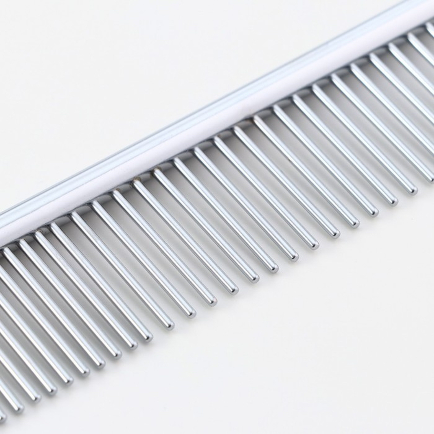 Расчёска металлическая малая, редкие и частые зубья, 19 х 3 см 1868300