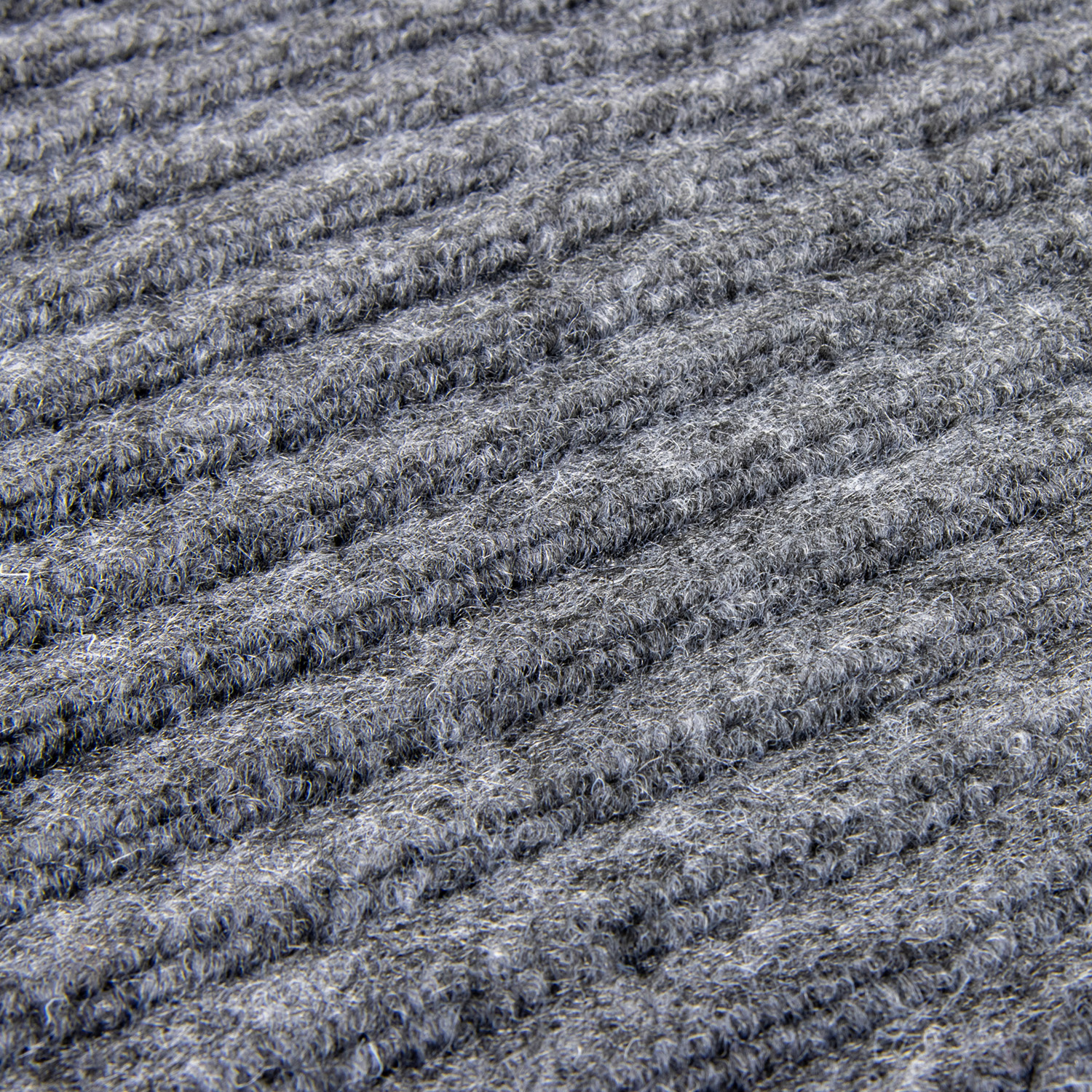 Коврик влаговпитывающий 90*120 см ребристый серый "KOVROFF" (арт.20402)  *1/6 (ОП18)