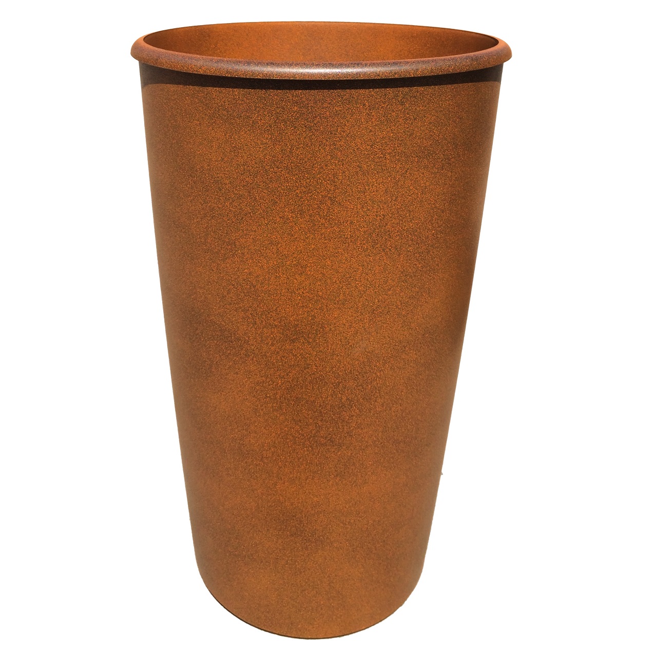 Кашпо пластм.  "Le cone" высокое 41л(вст.18л),d верх.350мм,h600мм Оранж.1200-16"Tek.A.Tek"*1 Кашпо пластм.  "Le cone" высокое 41л(вст.18л),d верх.350мм,h600мм Оранж.1200-16"Tek.A.Tek"*1