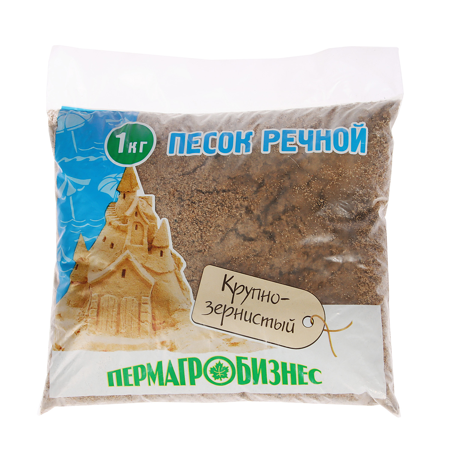 Песок речной крупно-зернистый Пермагробизнес, 1 кг Песок речной крупно-зернистый Пермагробизнес, 1 кг