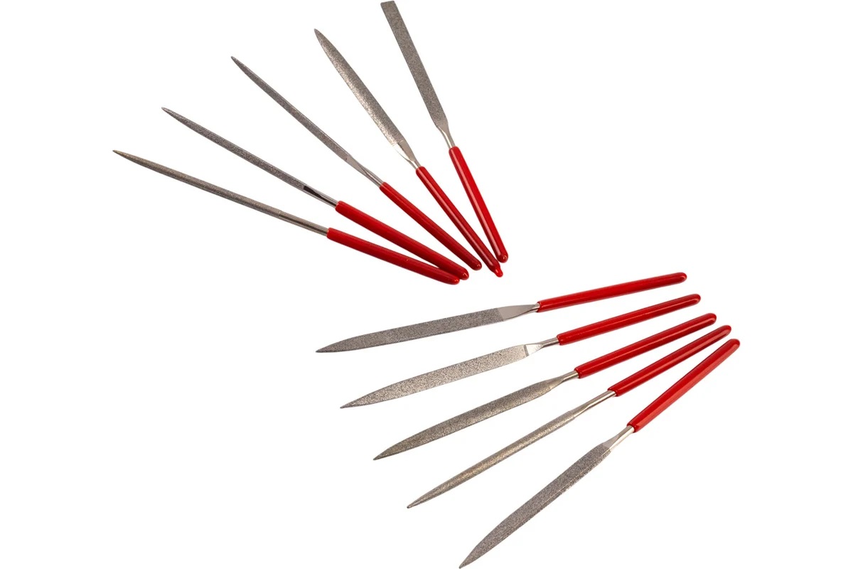 Надфиль алмазный набор 10шт 140х70мм арт.822013 VIRA *1/5/100