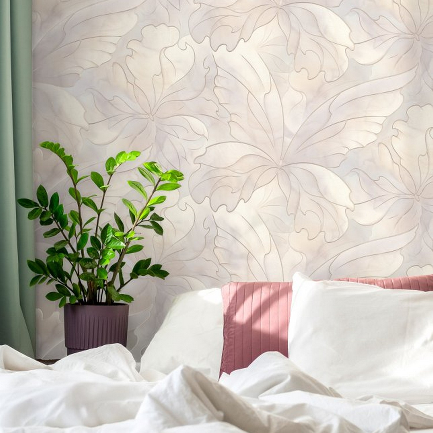 яяяОбои флиз "Палитра" Babochki фон (беж.) PL72416-22 1,06*10м *1/8