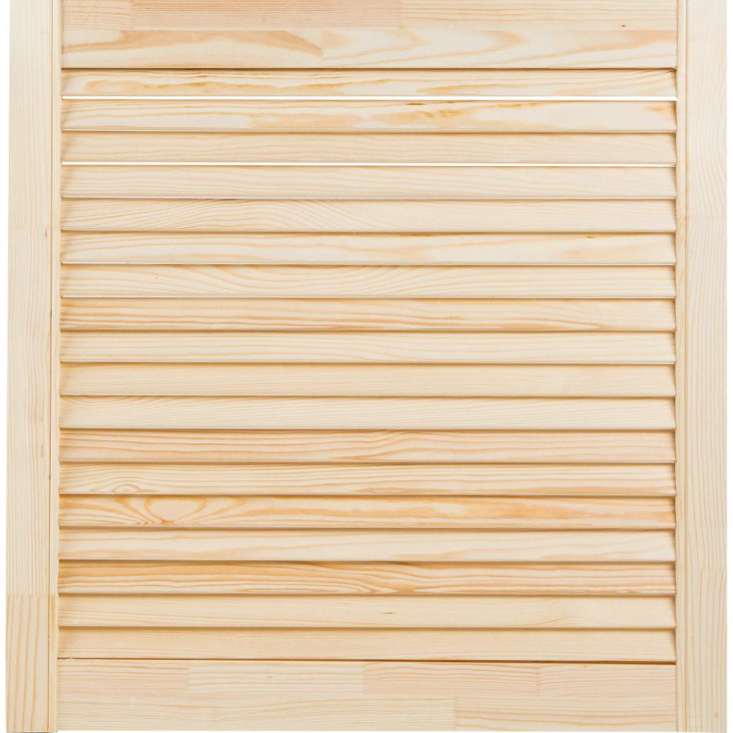 Дверь жалюзийная 605х594х20 мм, деревянная