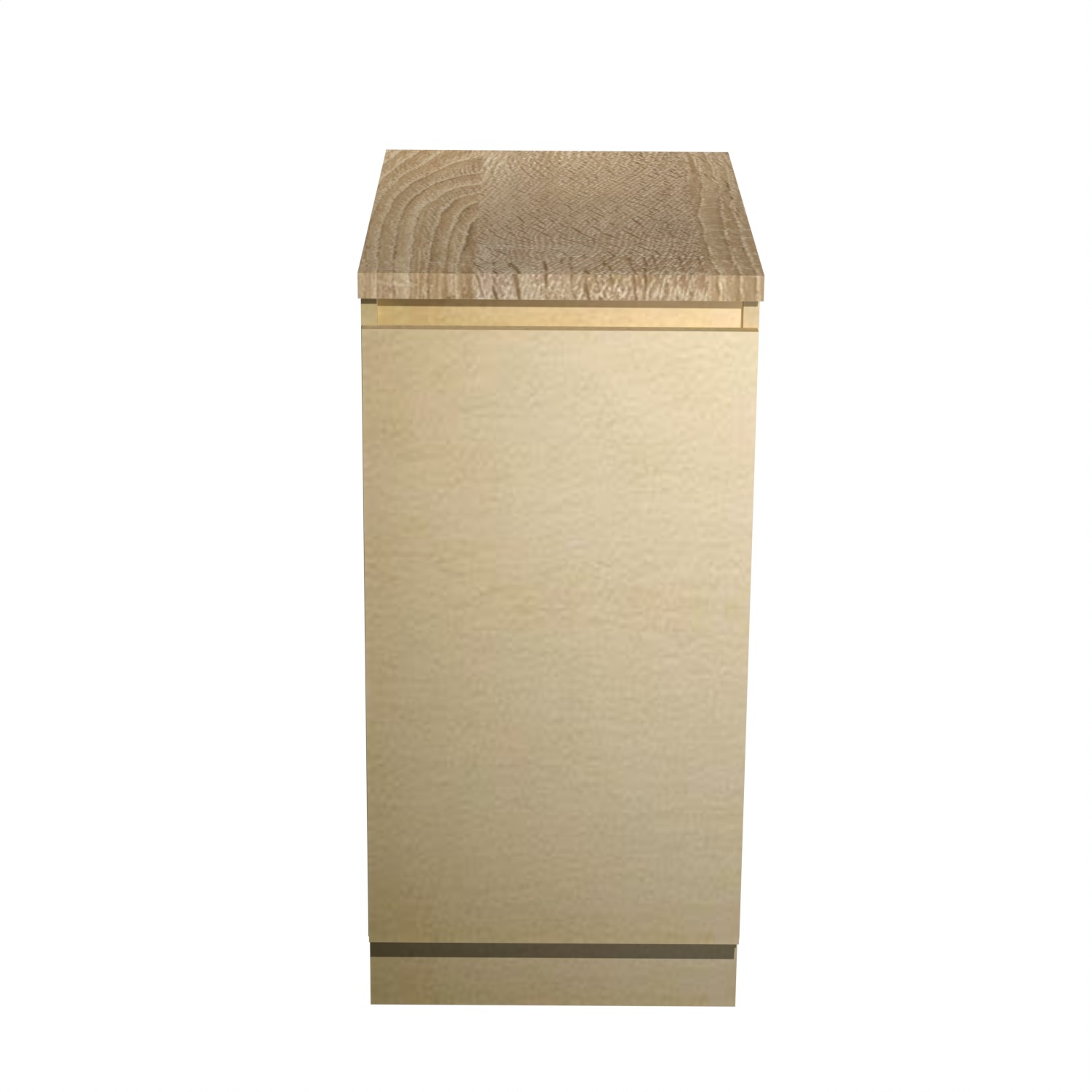 Шкаф напольный 400х850х600 мм BROZEX-WOOD Melissa, с дверцей, светло-бежевый