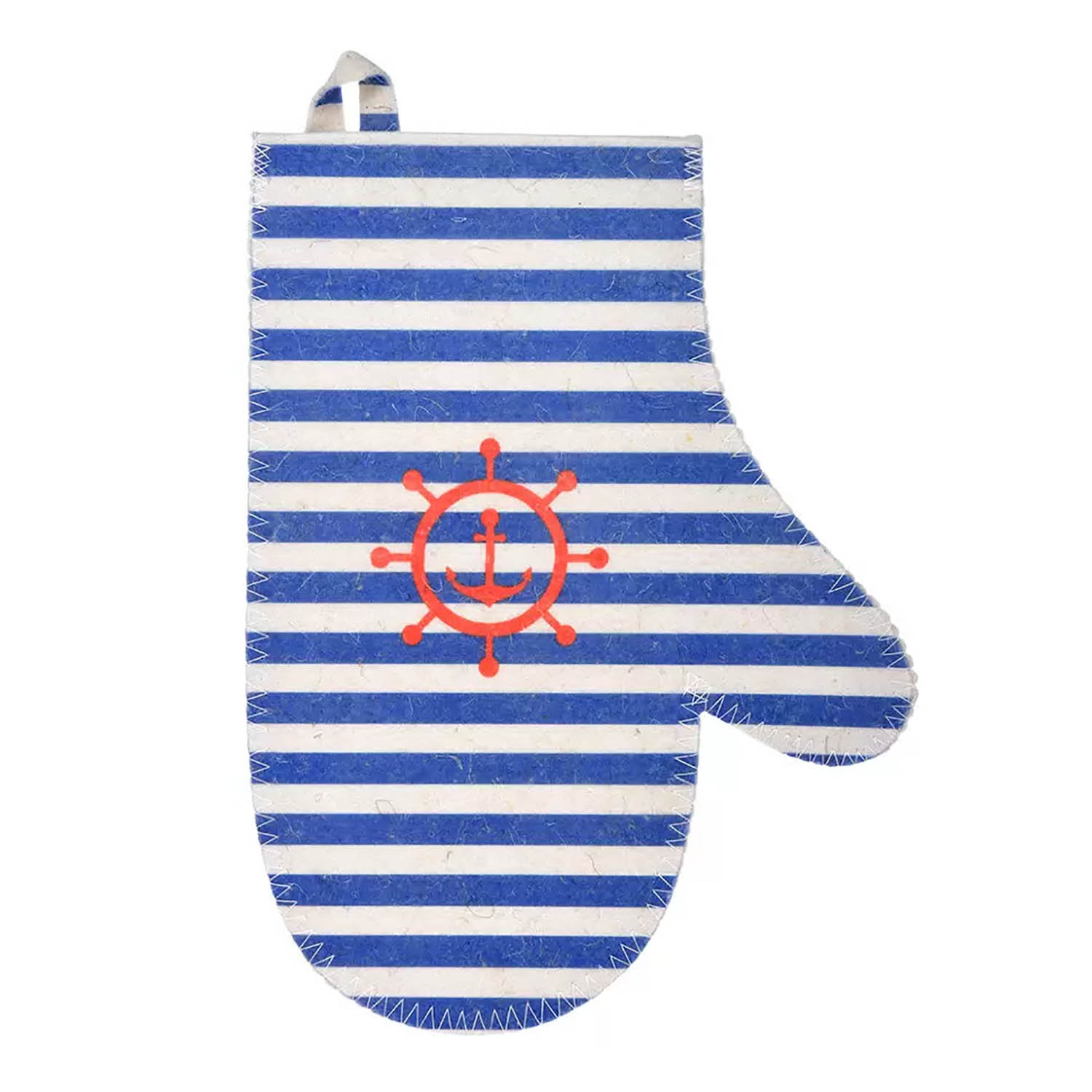 Рукавица "Морская" "Банные штучки", войлок 100% /20