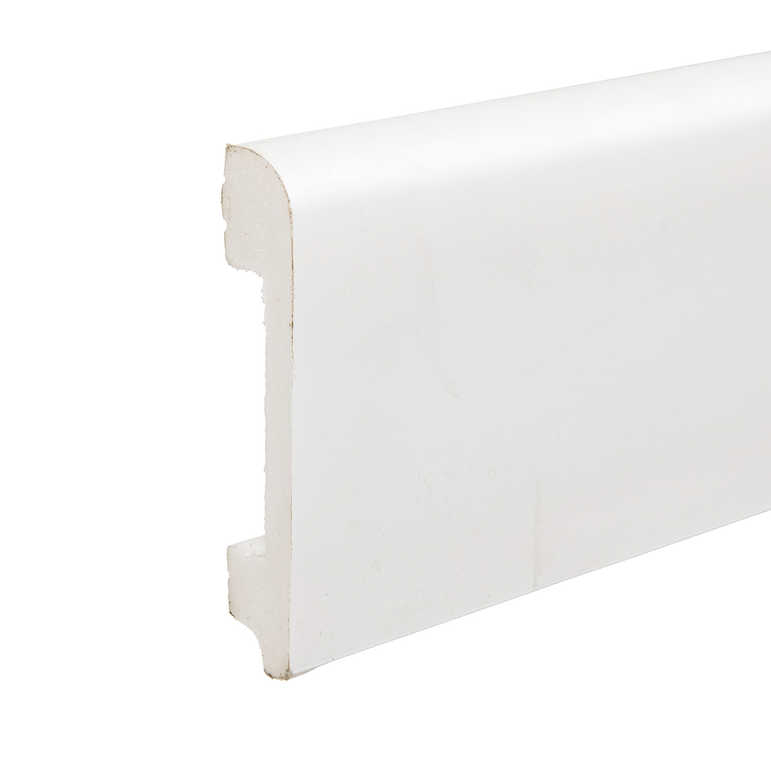 Плинтус напольный Солид 1 UHD 05, 2 м, 80 мм, белый Плинтус напольный Солид 1 UHD 05, 2 м, 80 мм, белый