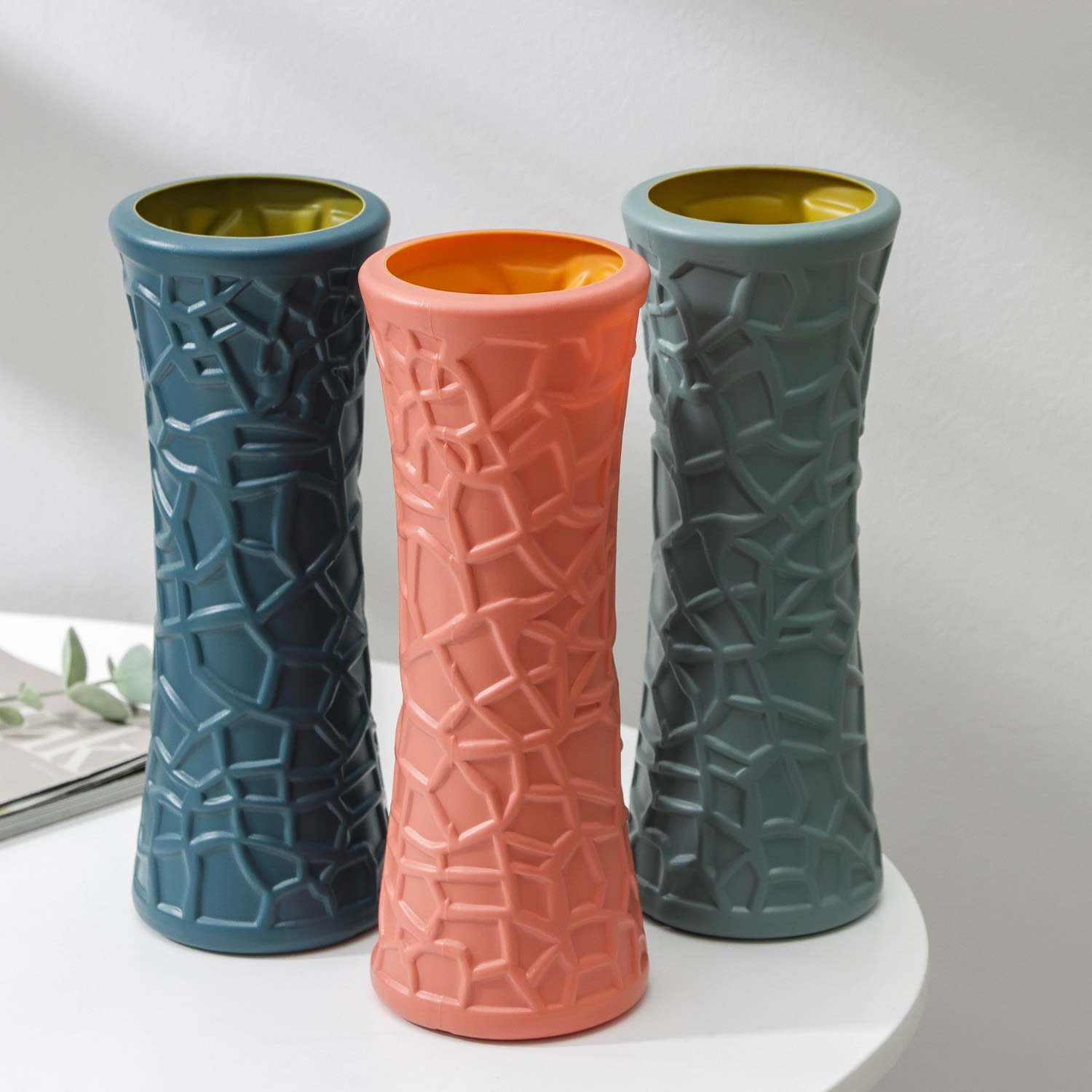 Ваза для цветов 8,3х22,5см, цвет МИКС   7560882