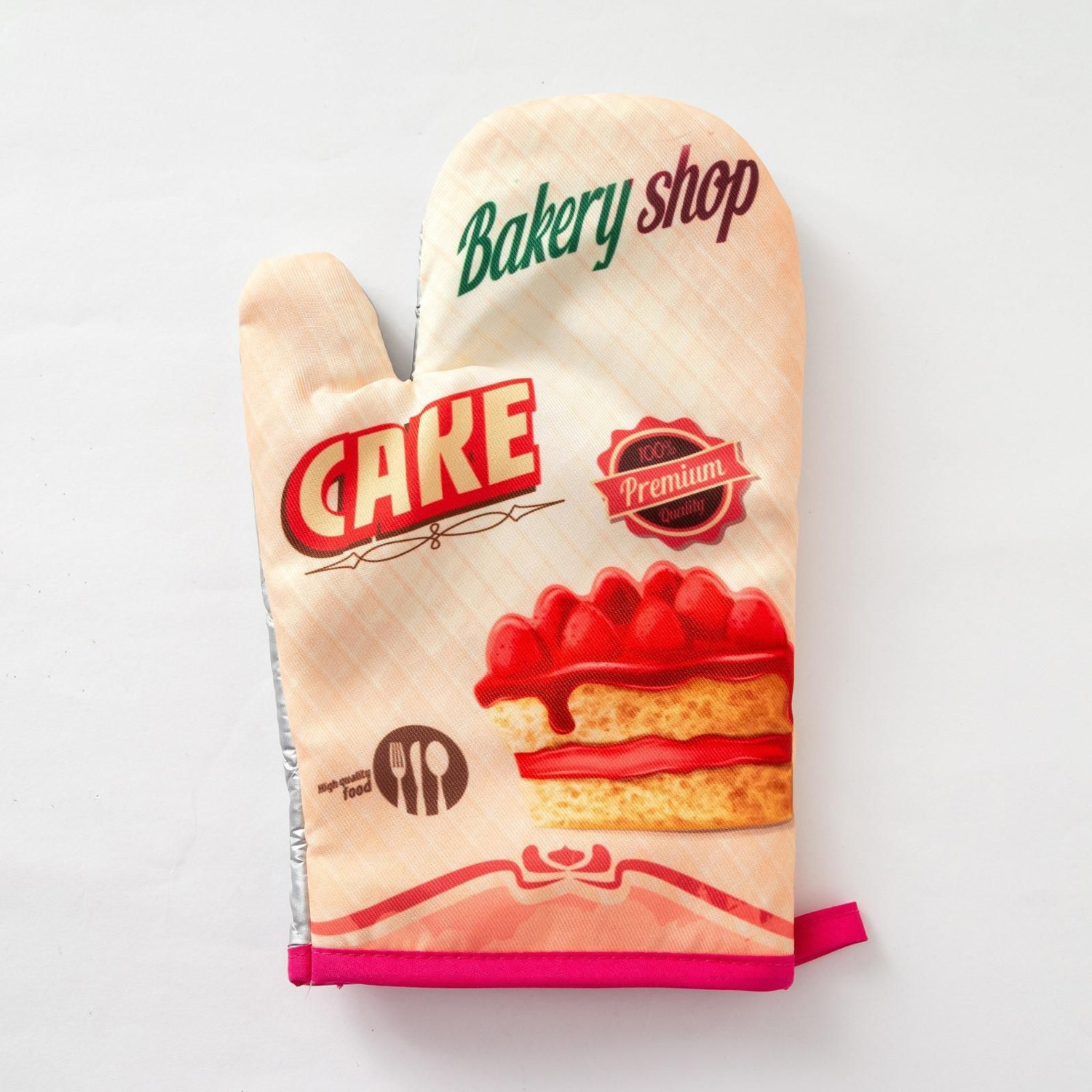 Варежка-прихватка 26*16см Cake 100% полиэстер Доляна *1