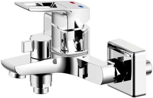 Смеситель для ванны Milardo Atlantic, короткий излив, однорычажный