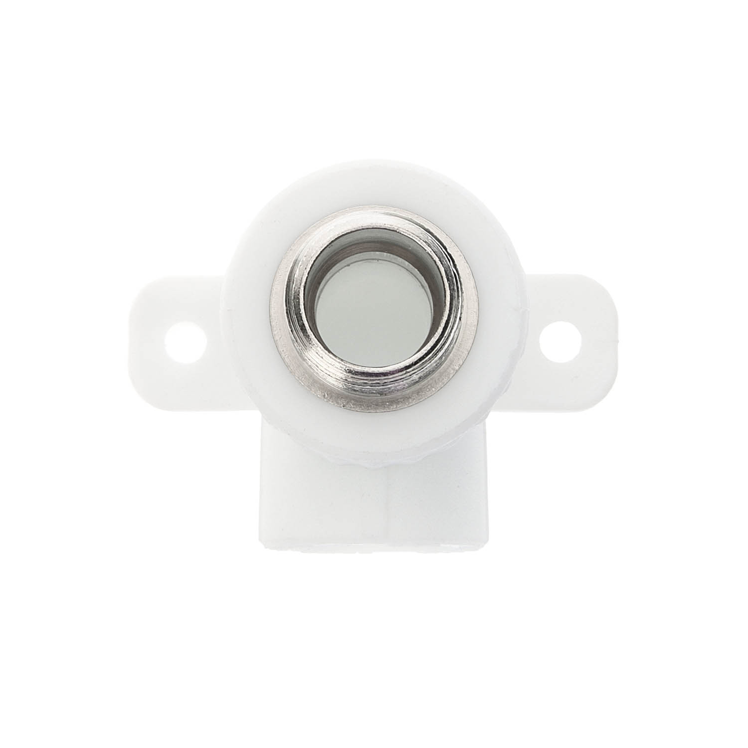 Угольник комбинированный PPRC наруж. резьба Ø 20-1/2" с креплением *10/60