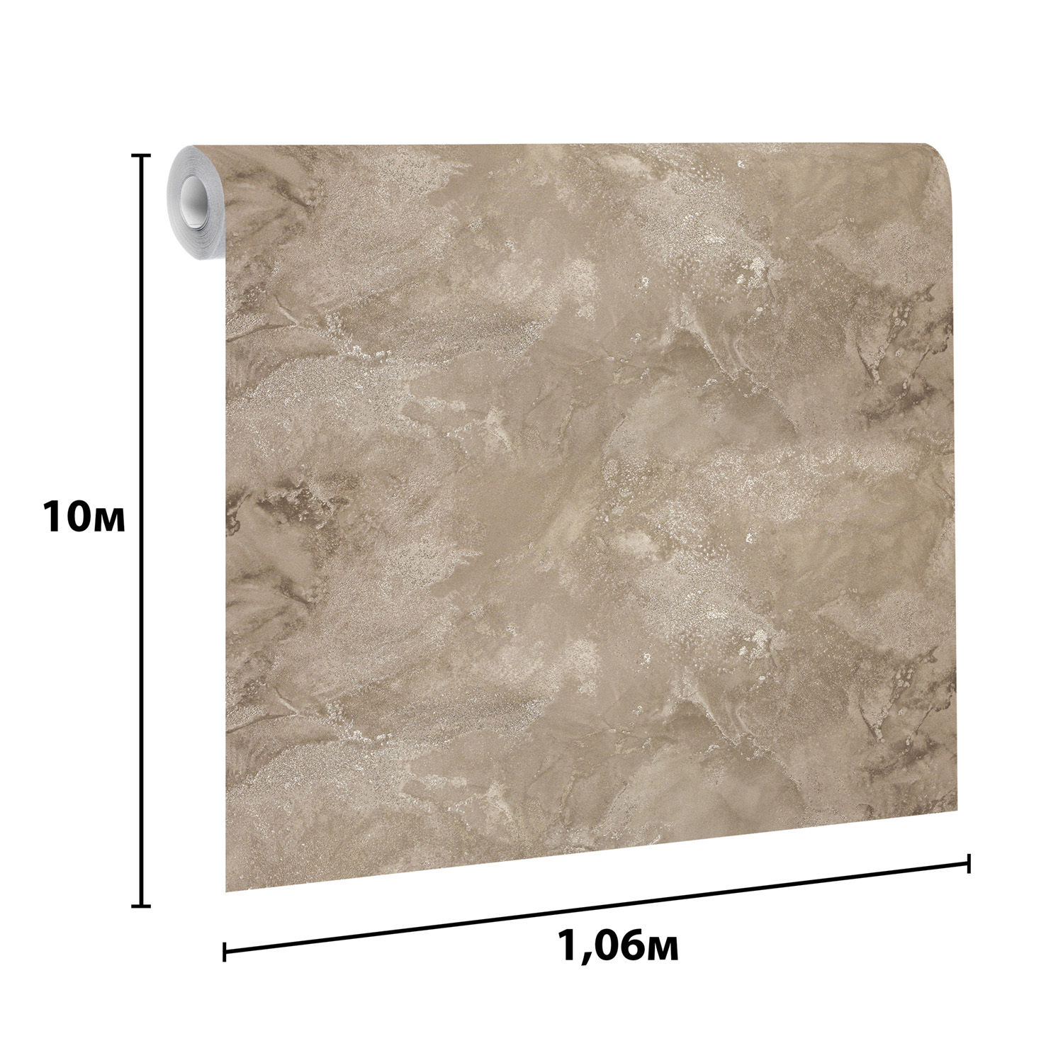 Обои флиз Ateliero Capri (коричн.) 585628 1.06*10м *6