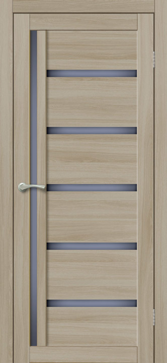 Дверь межкомнатная остеклённая ЦАРГИ COMFORT-6 Шимо Светлый 600мм BROZEX-WOOD *1