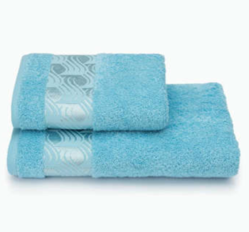 Полотенце махровое 50*90см Tempesta цв.14-4318 голубой ПЦ-2601-4537 *5/20