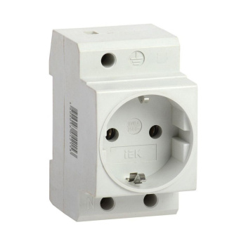 Розетка силовая РАр10-3-ОП с заз. на DIN ИЭК MRD 10-16  *1
