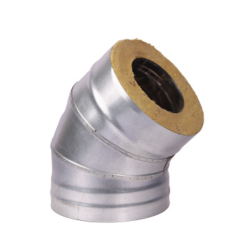 Отвод-сэндвич 135*, 120х220, нерж./оцинк., 0,5мм, 0,5мм по кон.  *1/6