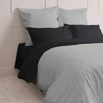 Постельное белье 2сп поплин Мастерская снов 19700 платина, наволочки 70*70см - 2шт *1/9