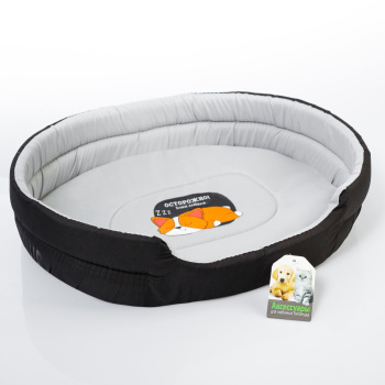 Лежанка овальная "Осторожно! Злая собака", 43 х 32 х 9,5 см 4122026