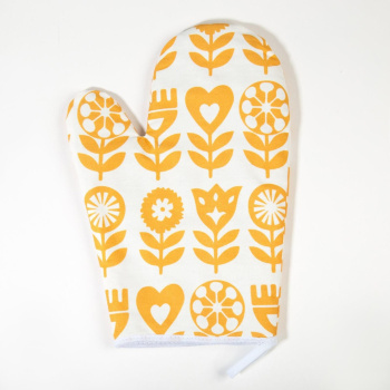 Набор прихваток Yellow garden варежка-прихватка 20х27см, прихватка 19х19см 100% хлопок  Этель *1