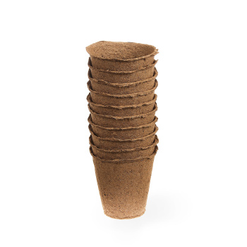 Горшочки торфяные 8х8 см, 250 мл, 10 шт. Горшочки торфяные 8х8 см, 250 мл, 10 шт.