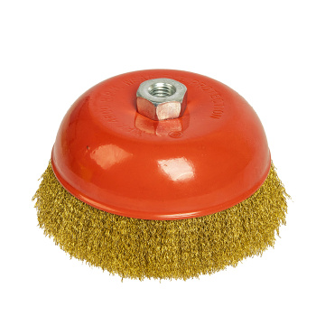 Щетка-крацовка"чашка"с гайкой, круч.пров.0,3мм150мм/М14*2"888"(арт.3499150)*1/20 Щетка-крацовка"чашка"с гайкой, круч.пров.0,3мм150мм/М14*2"888"(арт.3499150)*1/20