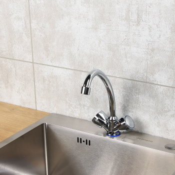 Смеситель для кухни ROEGEN RR023A высокий излив *1/10