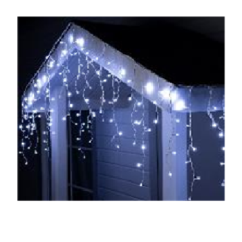 Гирлянда «Бахрома» Старт, 3х0.7 м, фиксинг, белый, 100 LED, IP45, 220 В Гирлянда «Бахрома» Старт, 3х0.7 м, фиксинг, белый, 100 LED, IP45, 220 В