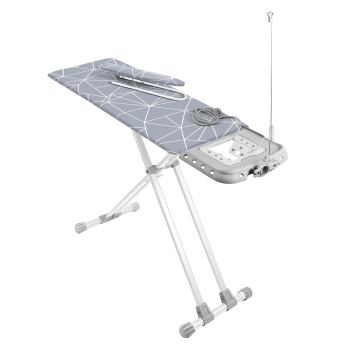 Доска гладильная "Ника15П"122х46см плавн.рег.выс,европ/ут+п/р+п++эл.удл+д.шн.Мет.р.п. Н15П *1/2