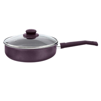 Сковорода алюм.а/приг.  Jarko JOLIE d24см глуб. "Сотейник" Стекл.кр. Jol-324-11*1/4