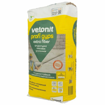 Штукатурка гипсовая Vetonit Profi gyps, суперпластичная, 25 кг, белый Штукатурка гипсовая Vetonit Profi gyps, суперпластичная, 25 кг, белый