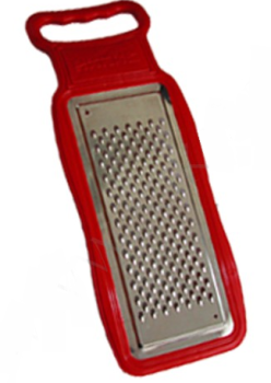 Терка металл. жест. 270х97мм, в пласм.корусе с пластм.рукой, "для Моркови"(арт.ТПМ-3у) "Никас" *1/30