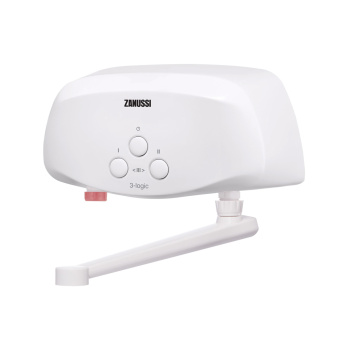 Водонагреватель проточный Zanussi верт. эмаль 3-logic 3,5 T (кран) *1