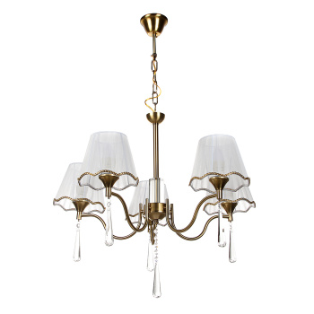 Люстра NH6447/5 СОР 5*40W E27 220V (d-660; h-560/820)  VERNER LIGHTING *1