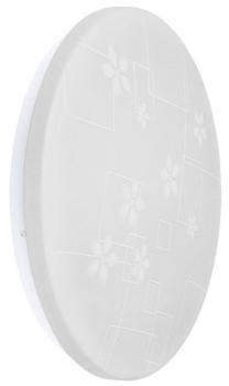 Светильник светодиодный акриловый 12Вт 4000К IEK LDPB0-2002-12-4000-K01 ДПБ 2002 d=260мм  б/пул S=14м2*1/20