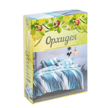 Постельное белье 1,5сп бамбук Орхидея 4350, наволочки 70*70см - 2шт *1