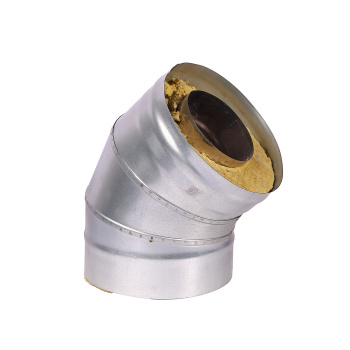 Отвод-сэндвич 135*, 120х220, нерж./оцинк., 0,5мм, 0,5мм по кон.  *1/6