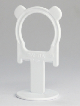 Система выравнивания плитки СВП зажим "Панда" 1,0мм (пакет 300шт) (арт.449-4300)   *1/10/20