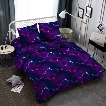 Постельное белье 1,5сп макосатин Amore Mio 93684 Matrix, наволочки 70*70 - 2шт *1